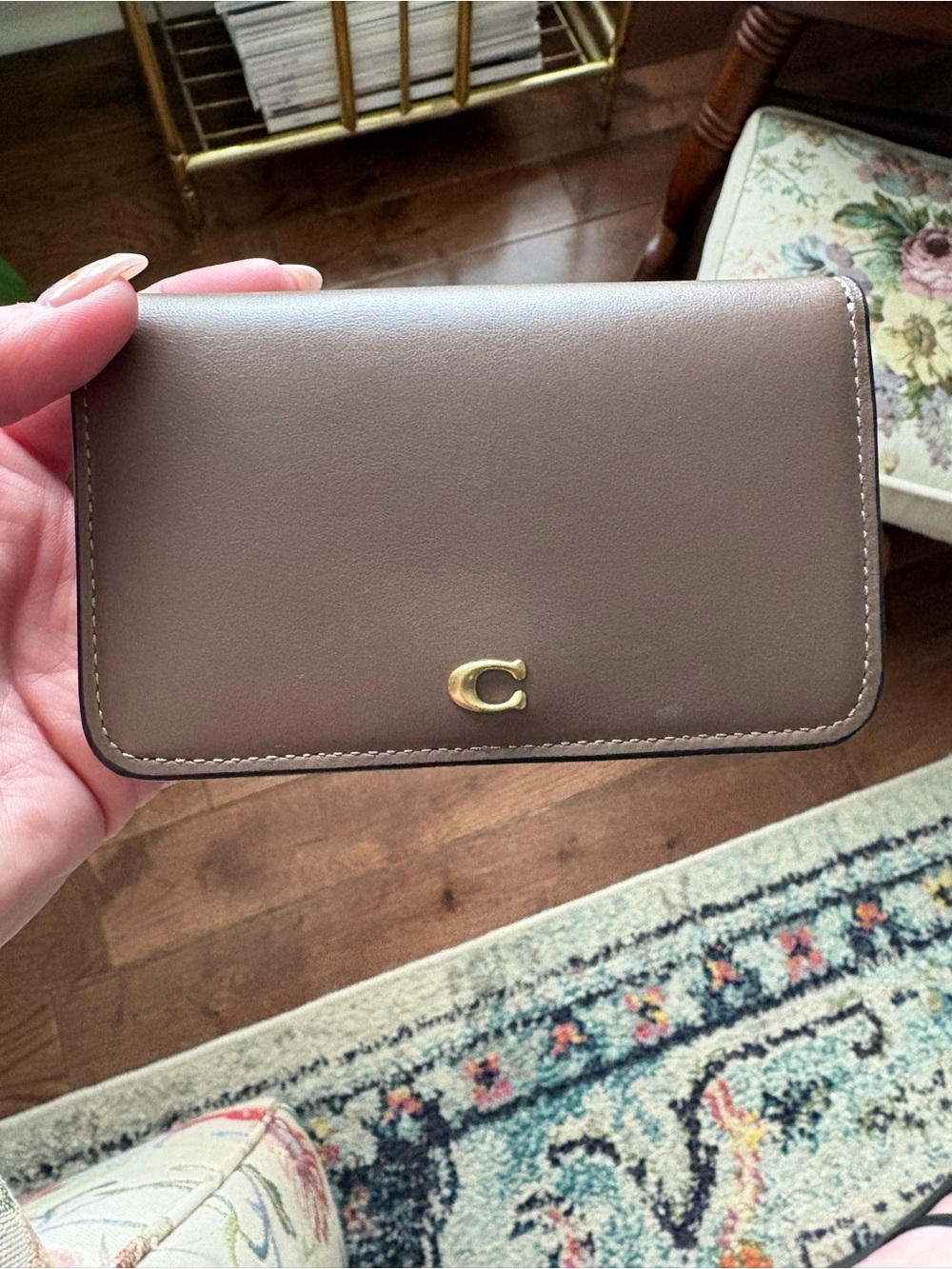 Coach Taupe Slim Wallet - Picture 9 of 9